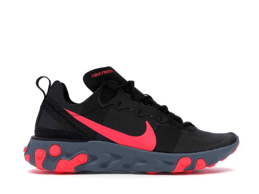 Nike Nike React Element 55 Black Solar Red