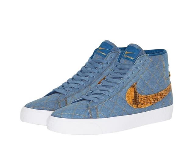 Nike Nike SB Blazer Mid Supreme Industrial Blue - view 2