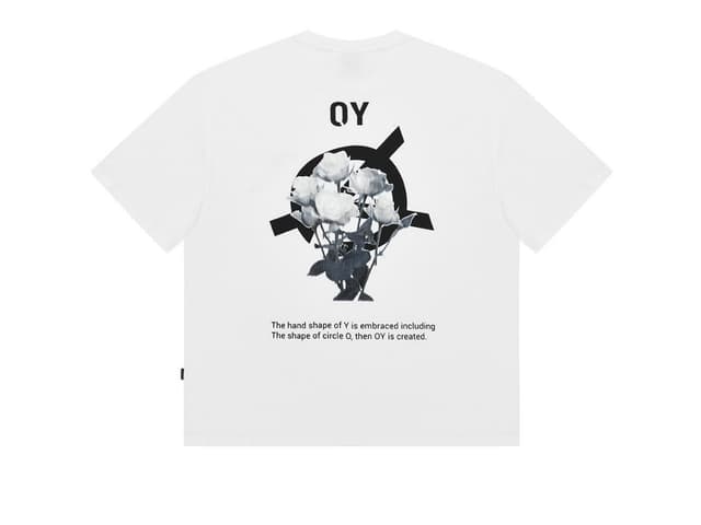 OY OY Hologram Flower T White - view 2