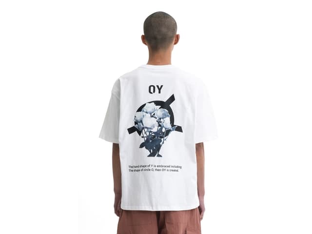 OY OY Hologram Flower T White - view 4