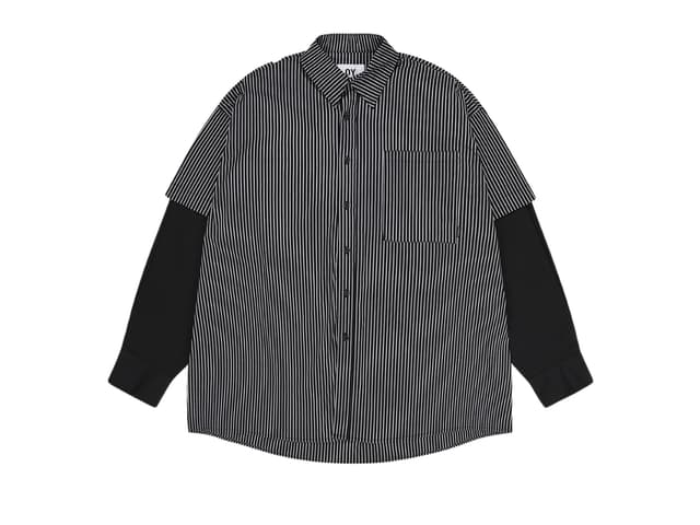 OY OY Layered Stripe Shirts Black - view 1