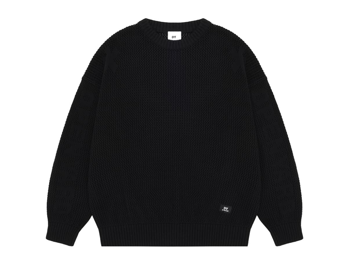 OY Mesh Opyd Knit Black