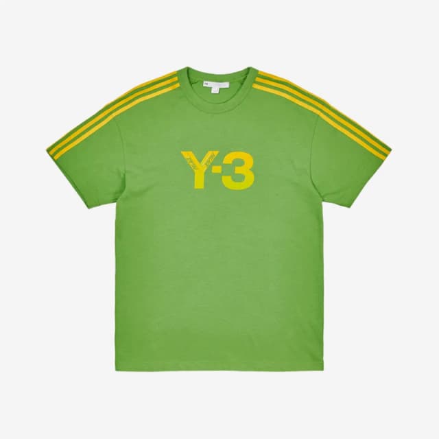 Palace Palace x Y-3 Logo T-Shirt Green - 22FW - view 1