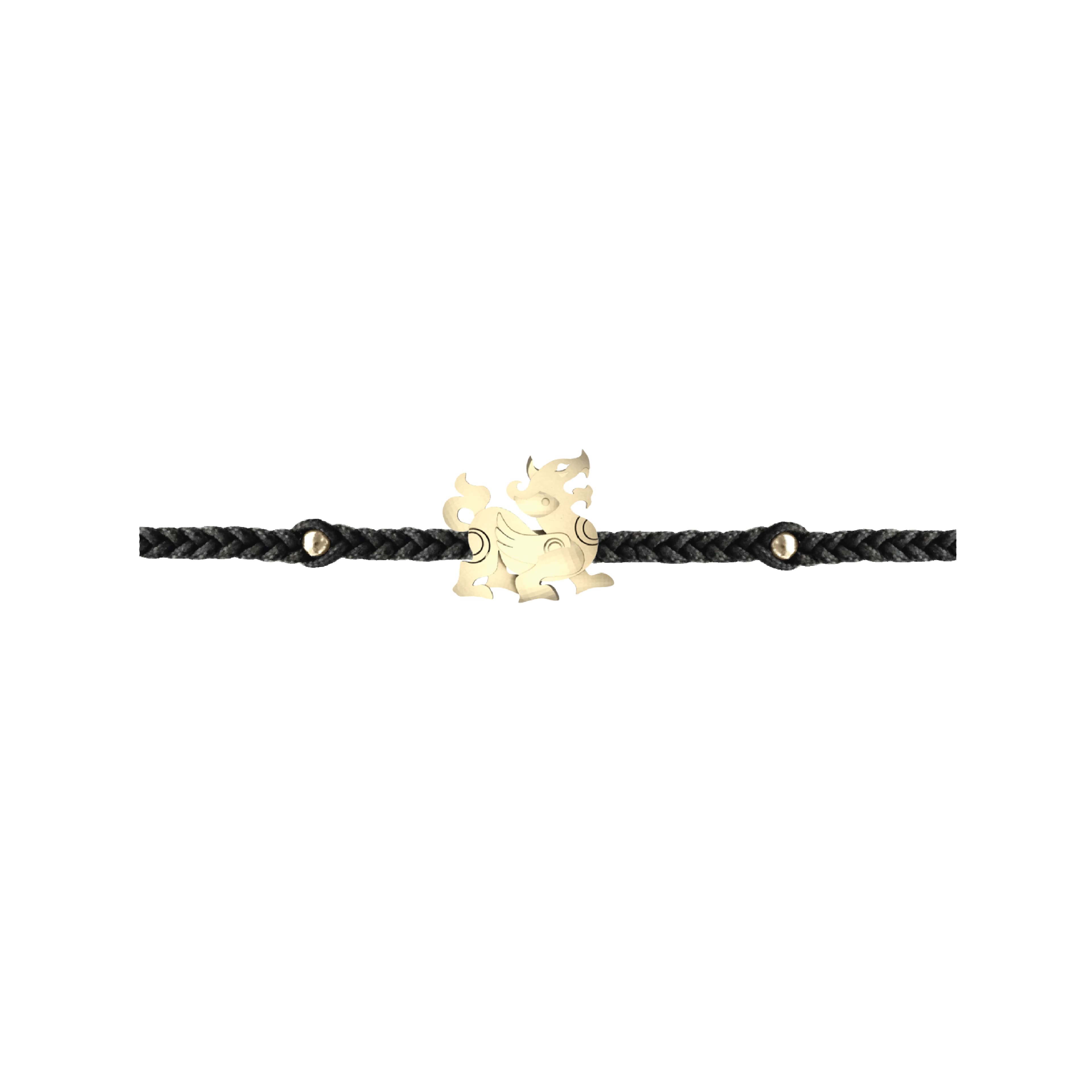 Pixiu Golden Gold Bracelet (Midnight)