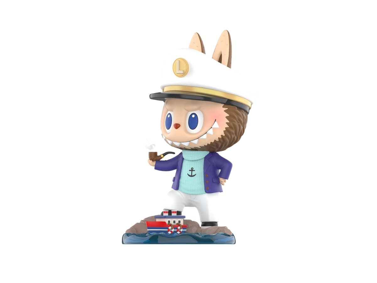 (เช็คการ์ด) Pop Mart LABUBU Captain Figurine