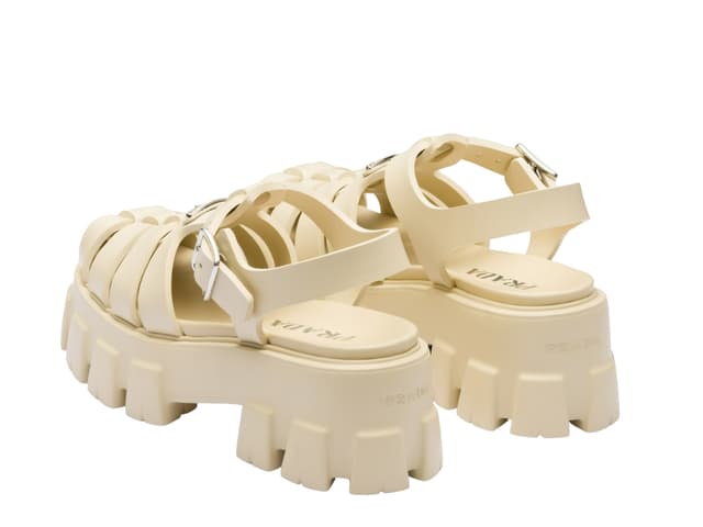 Prada Prada Foam Rubber Sandals Quartz - view 2