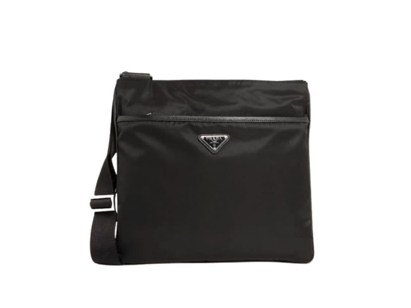 Prada Prada Logo Plaque Messenger Bag