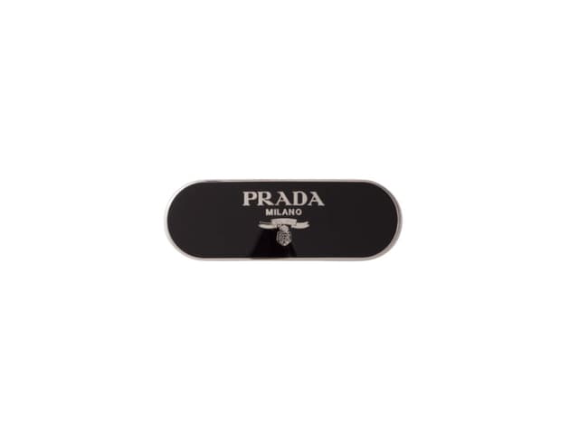 Prada Prada Metal Hair Clip Black - view 1