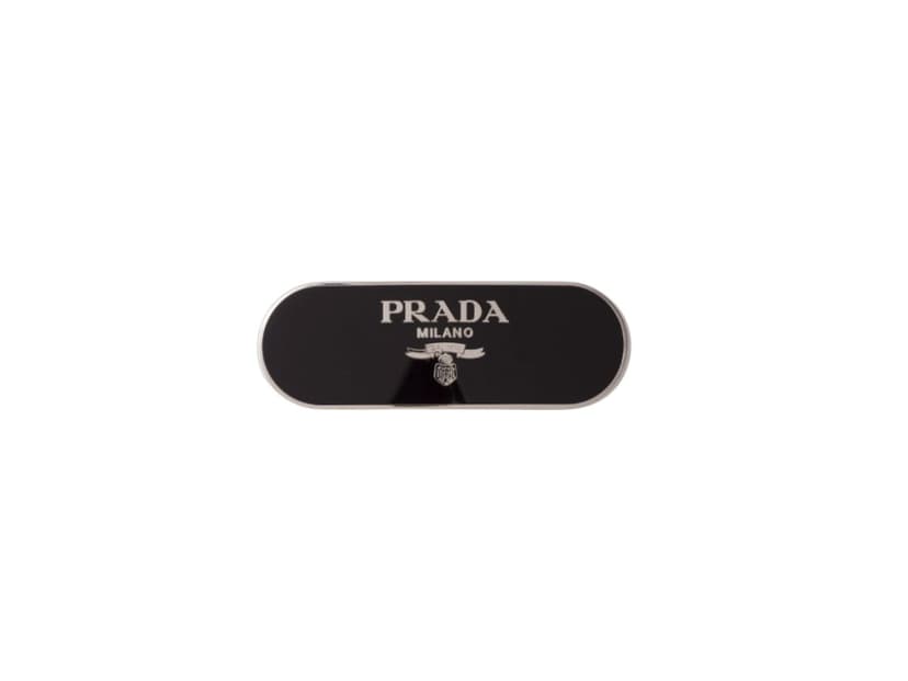 Prada Prada Metal Hair Clip Black