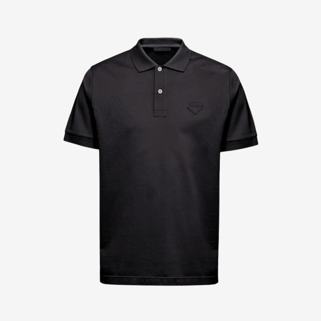 Prada Pique Polo Shirt Black