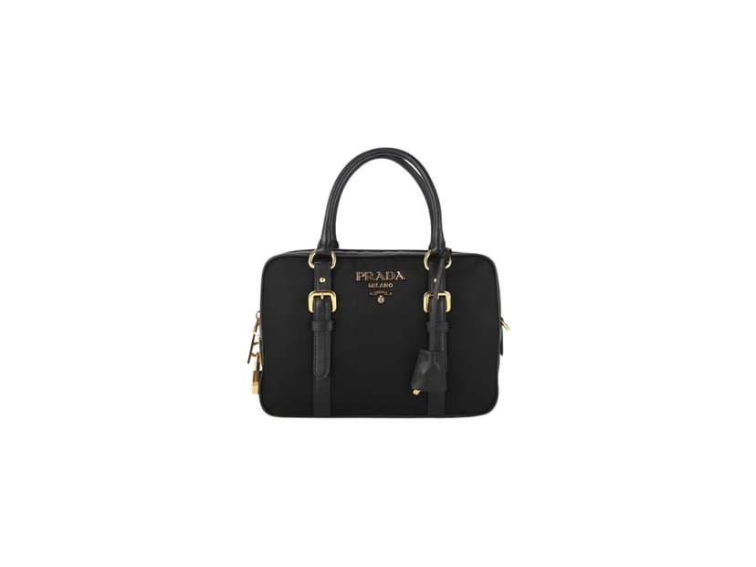 Prada Prada Tessuto Saffiano Tote Black