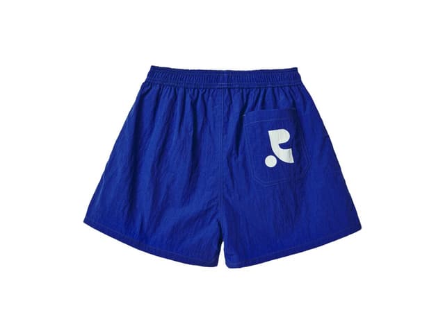 Rest & Recreation Rest & Recreation RR Logo Nylon Shorts Blue - view 2