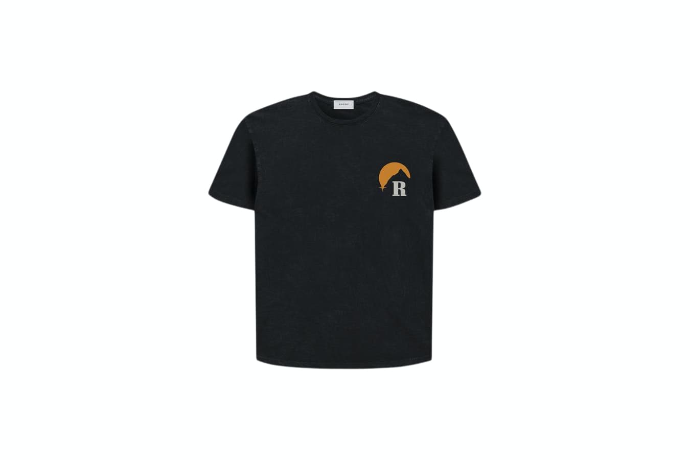 Rhude Mountain Logo Tee Black