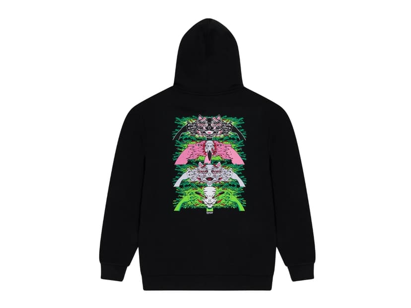 RipNDip RipNDip Skull Face Hoodie Black