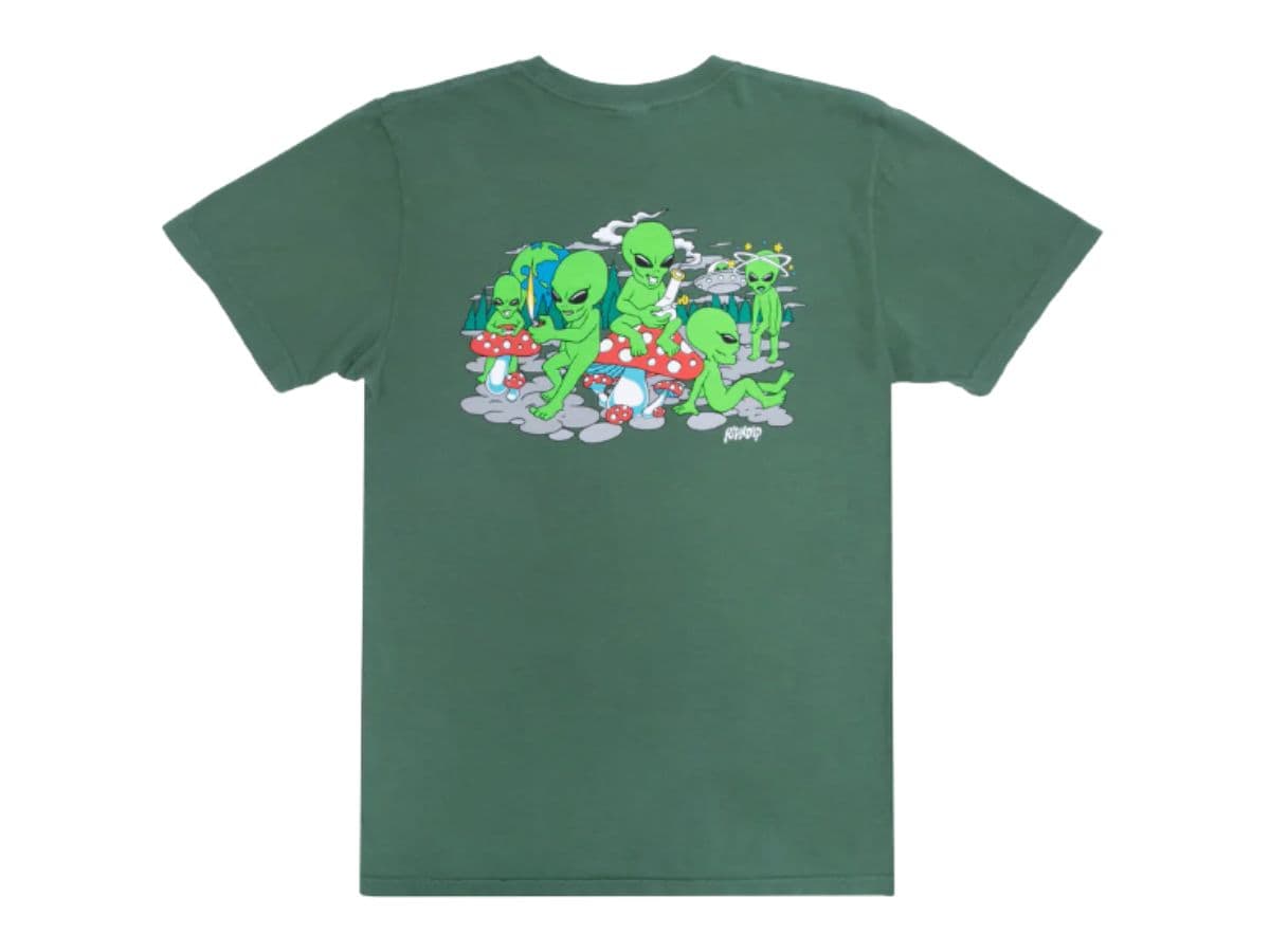 RipNDip Space Gang Tee Olive