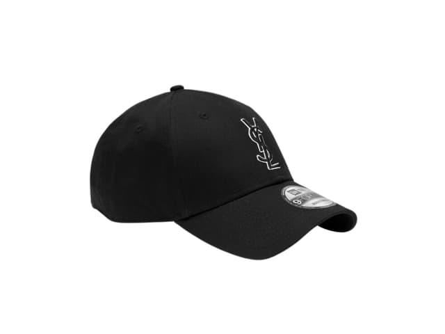 Saint Laurent Saint Laurent New Era Cassandre Cap In Canvas Black - view 4