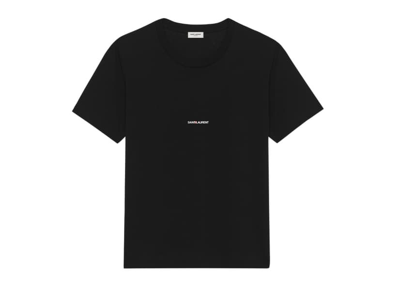Saint Laurent Saint Laurent Rive Gauche T-Shirt Black