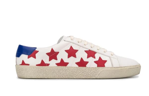 Saint Laurent Court Classic 'Red Stars'