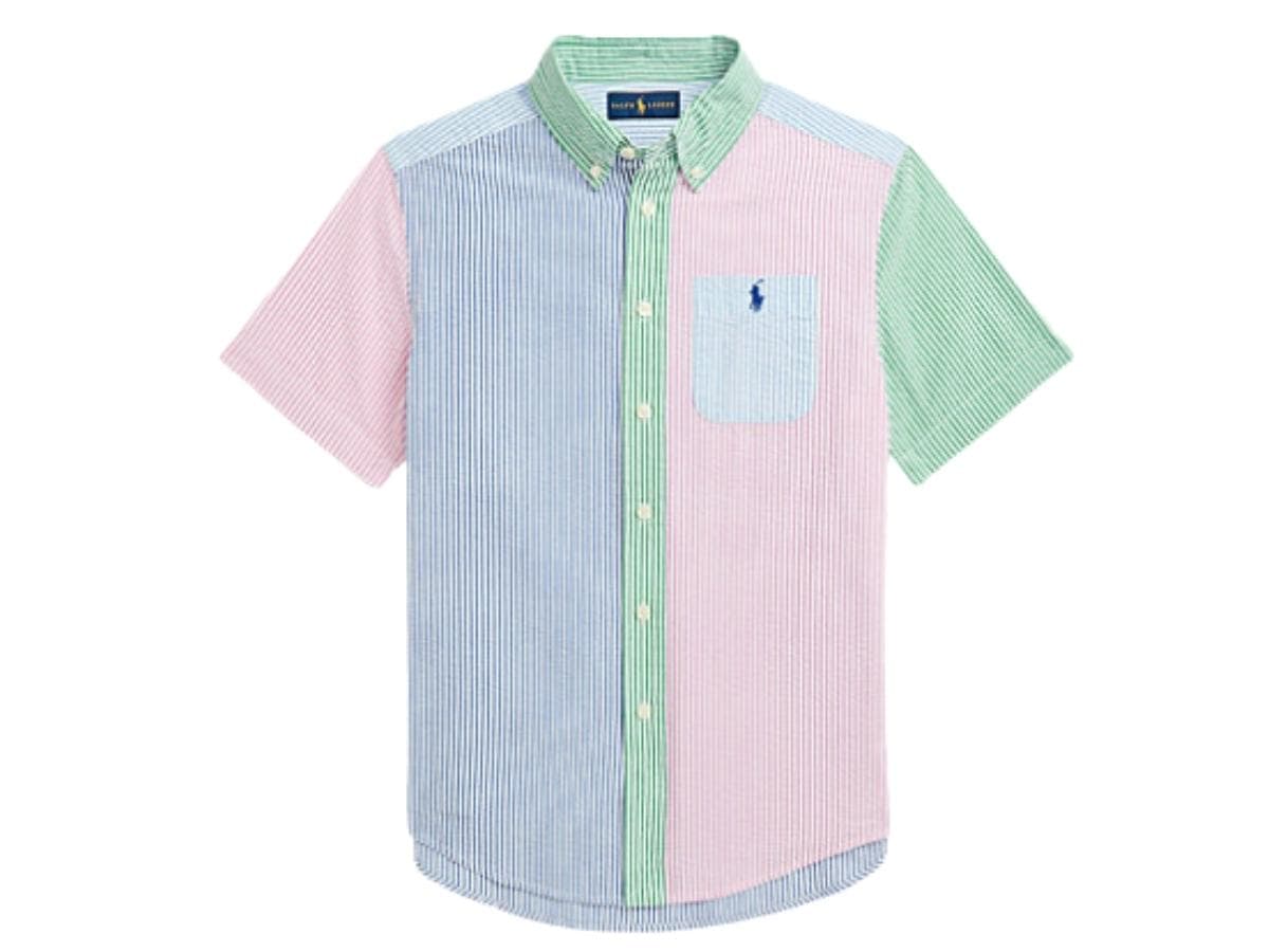 Seersucker Short-Sleeve Fun Shirt