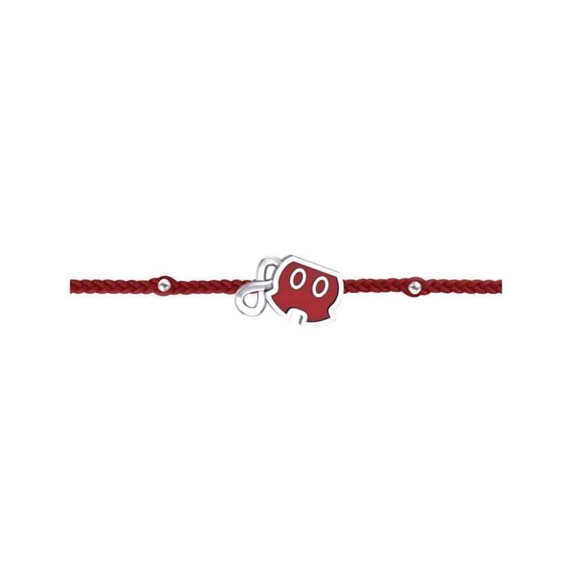 RAVIPA Silver Mickey Mouse Shorts Bracelet