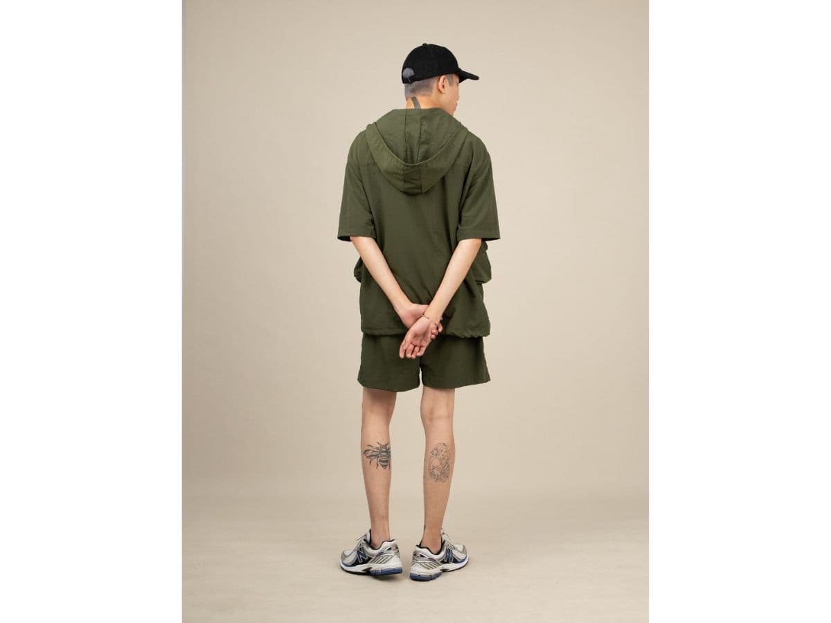 Snoop Outdoor Nylon Hoodies Olive