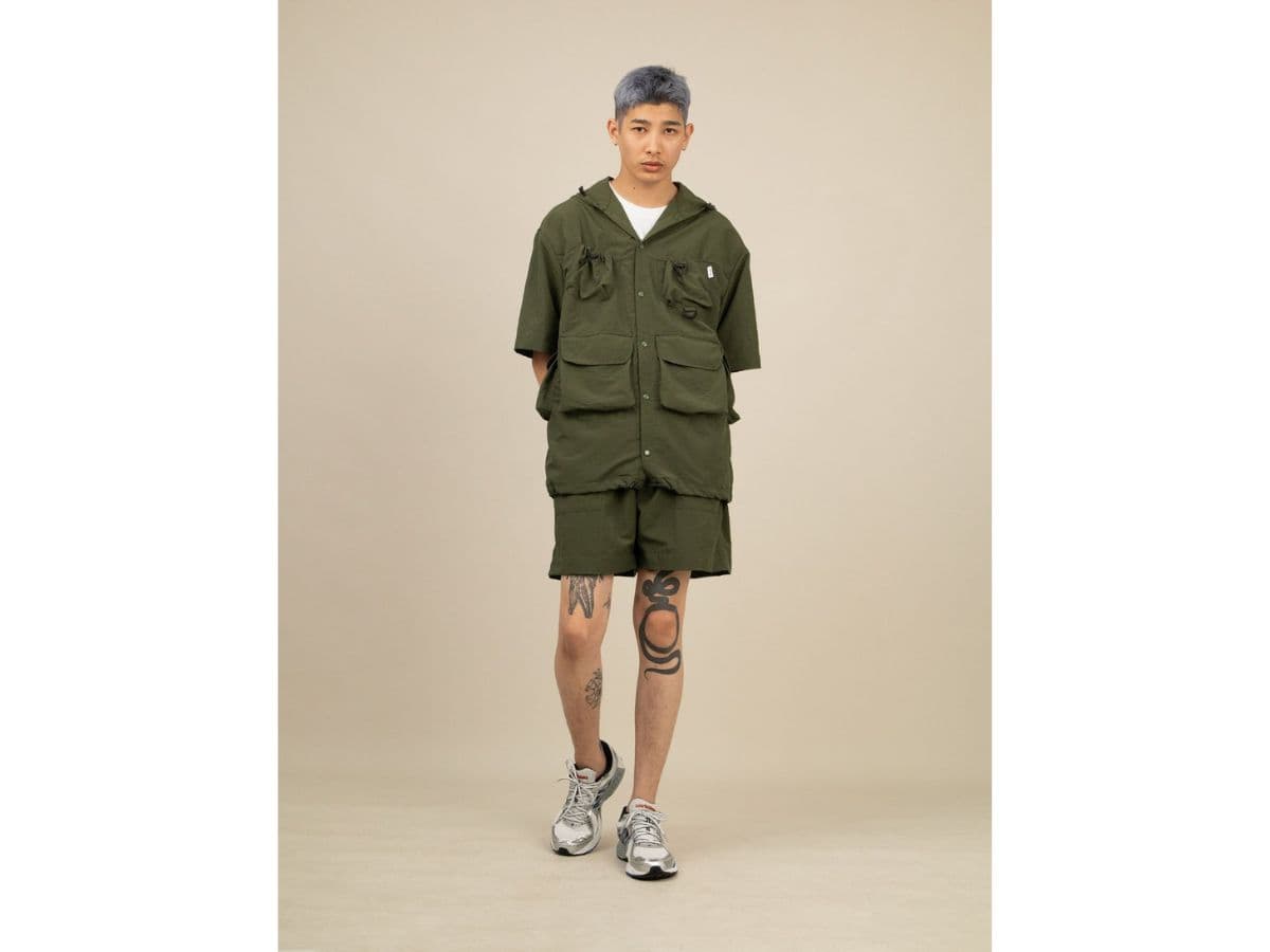 Snoop Outdoor Nylon Hoodies Olive