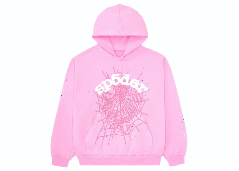 Sp5der Sp5der OG Web Hoodie Pink
