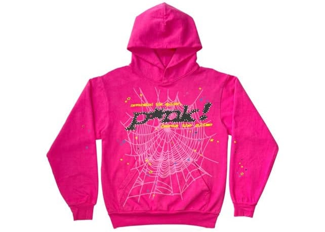 Sp5der Sp5der P*NK Hoodie Pink