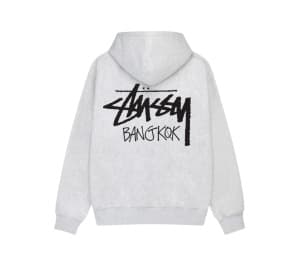 Buy Stussy Bangkok Hoodie Grey at Sasom – Authentic and Ready to Ship