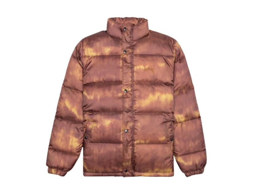 Stussy STUSSY AURORA PUFFER JACKET Brown