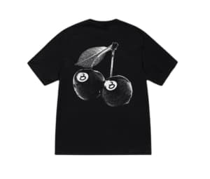 Buy Stussy Cherries Tee Black at Sasom – Authentic and Ready to Ship