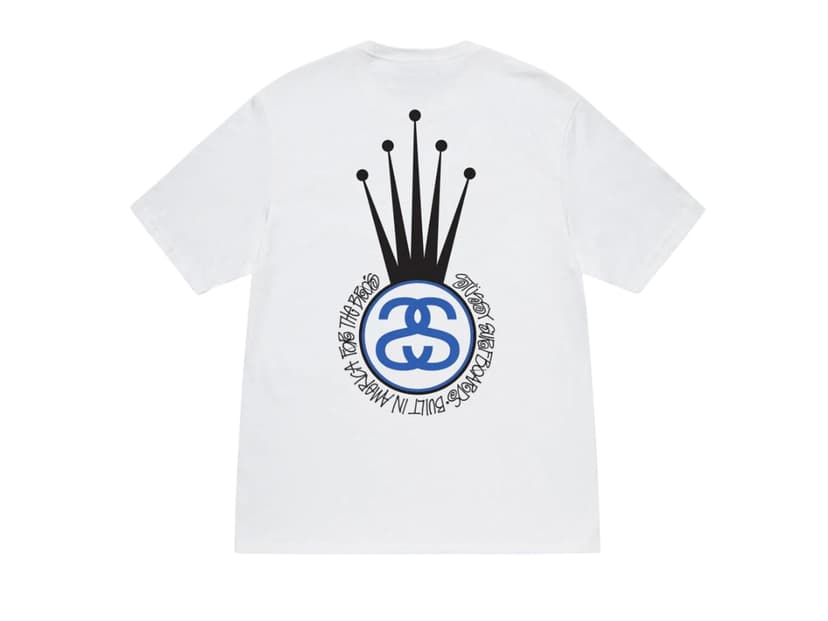 Stussy Stussy Crown Link Tee White