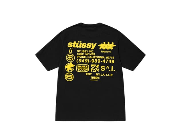Stussy Stussy DNA Tee Pigment Dyed Black (FW24) - view 1