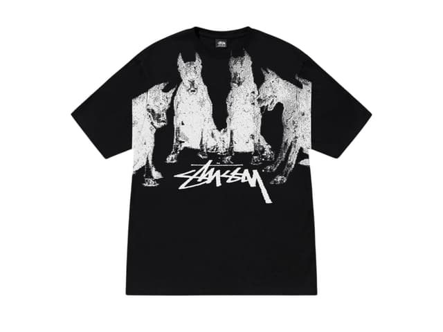 Stussy Stussy Dobermans Tee Black - view 1