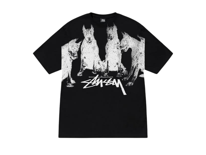 Stussy Stussy Dobermans Tee Black