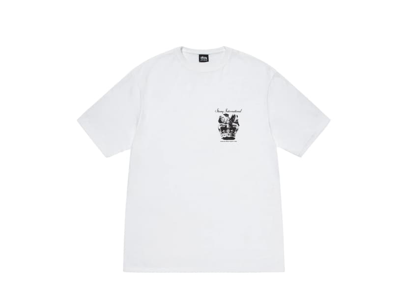Stussy Stussy Dog Crown Tee White