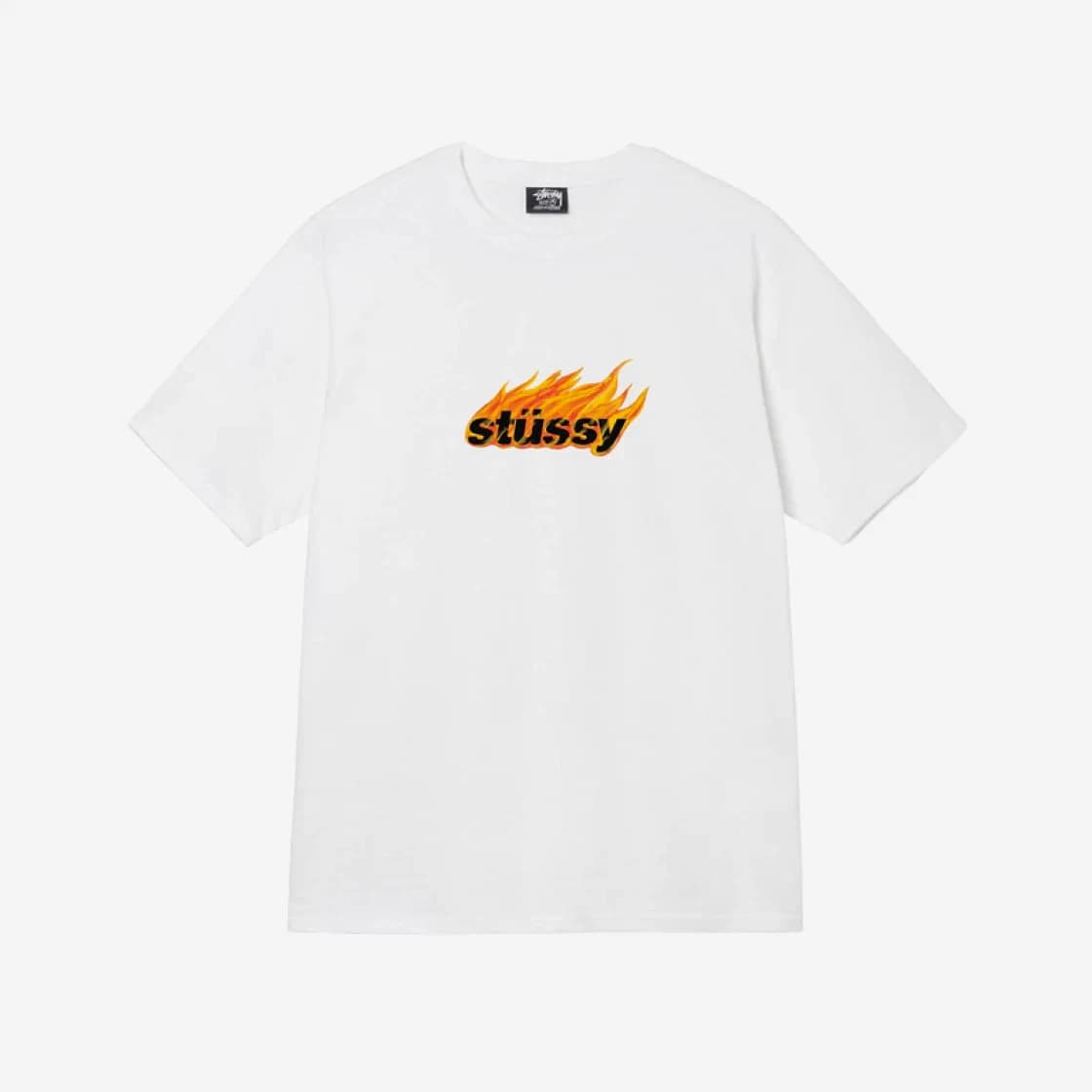 Stussy Flames T-Shirt White