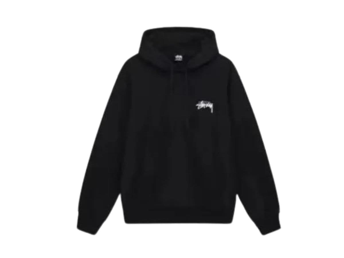 Stussy Fuzzy Dice Hoodie Black