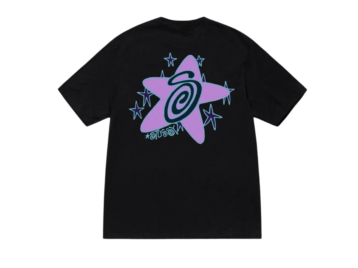 Stussy Galaxy Tee Black