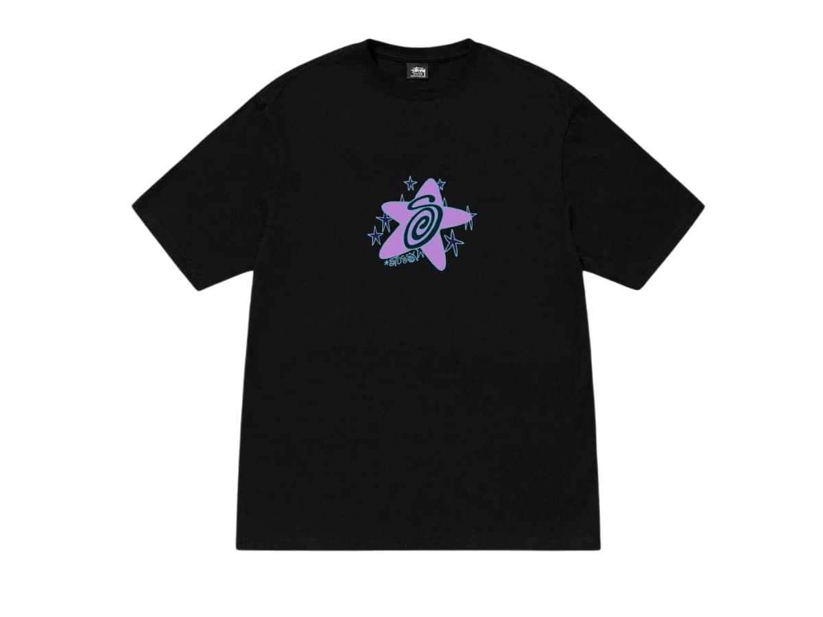 Stussy Galaxy Tee Black