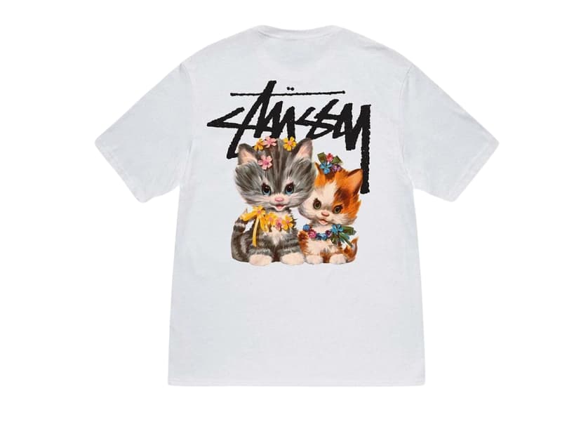 Stussy Stussy Kittens Tee White