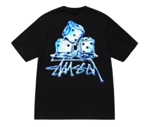 Buy Stussy Melted Tee Black at Sasom – Authentic and Ready to Ship