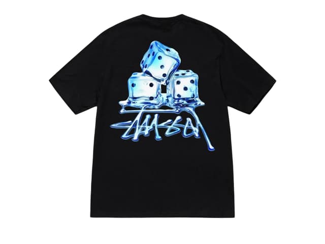 Stussy Stussy Melted Tee Black - view 1