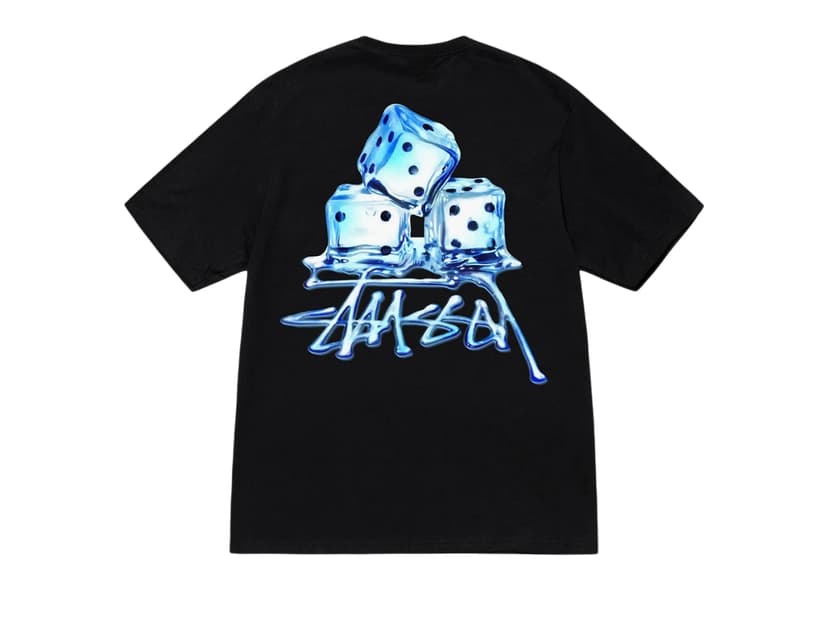 Stussy Stussy Melted Tee Black