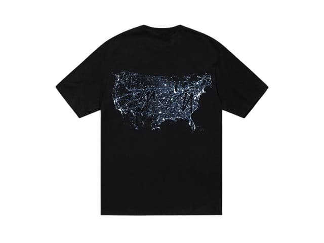 Stussy Stussy Night Lights Tee Black - view 1