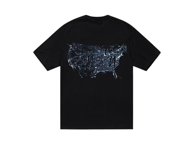 Stussy Stussy Night Lights Tee Black