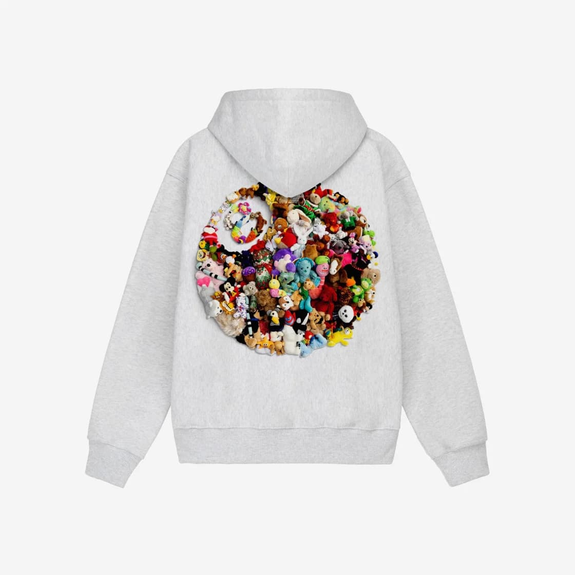 Stussy Plush Hoodie Ash Heather