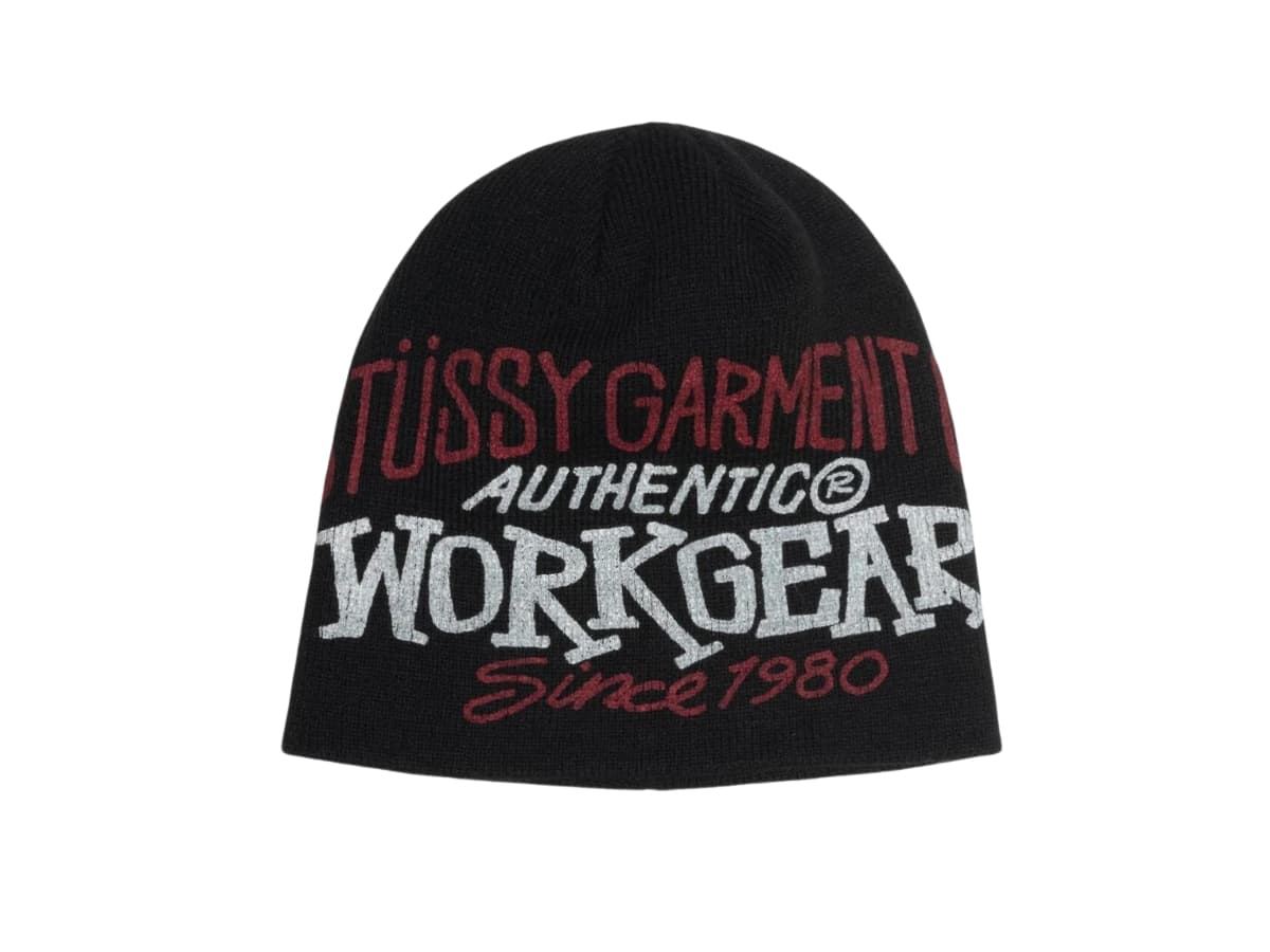 Stussy Skullcap Workgear Print Black