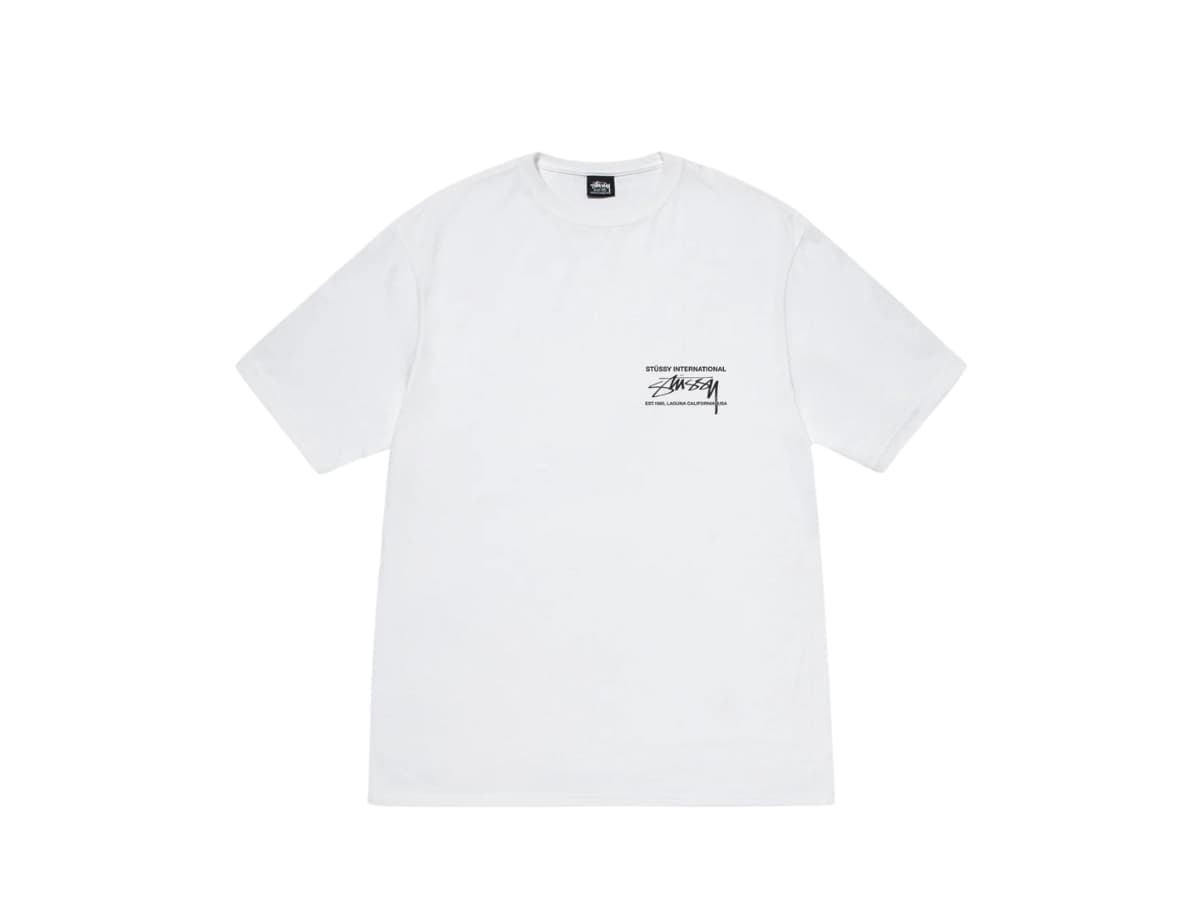 Stussy Smooth International Tee White