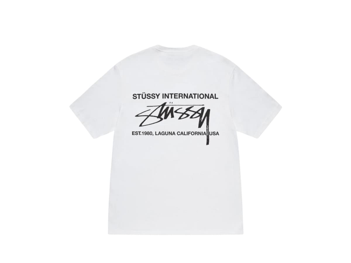 Stussy Smooth International Tee White